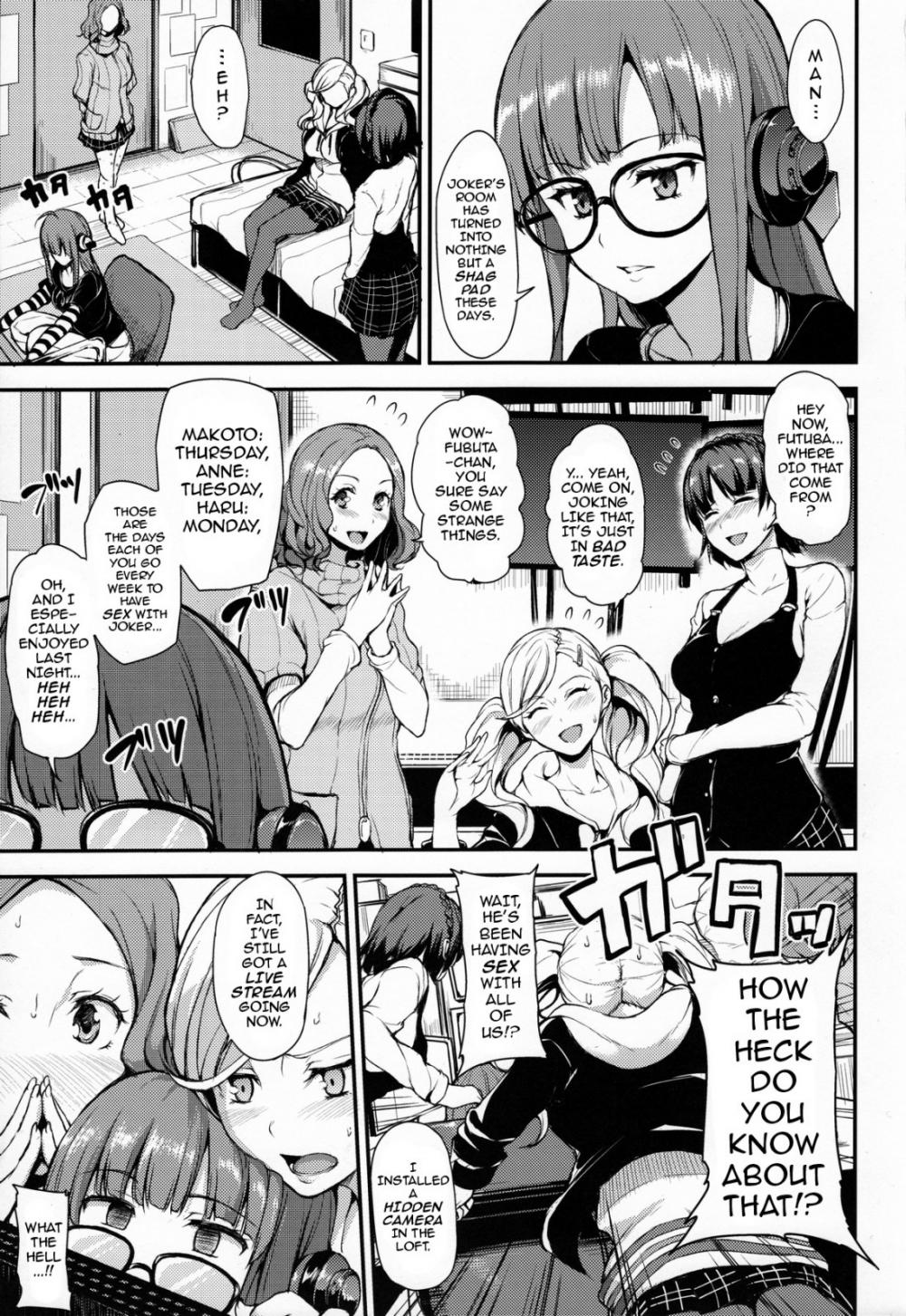 Hentai Manga Comic-P5 Harem-Read-2